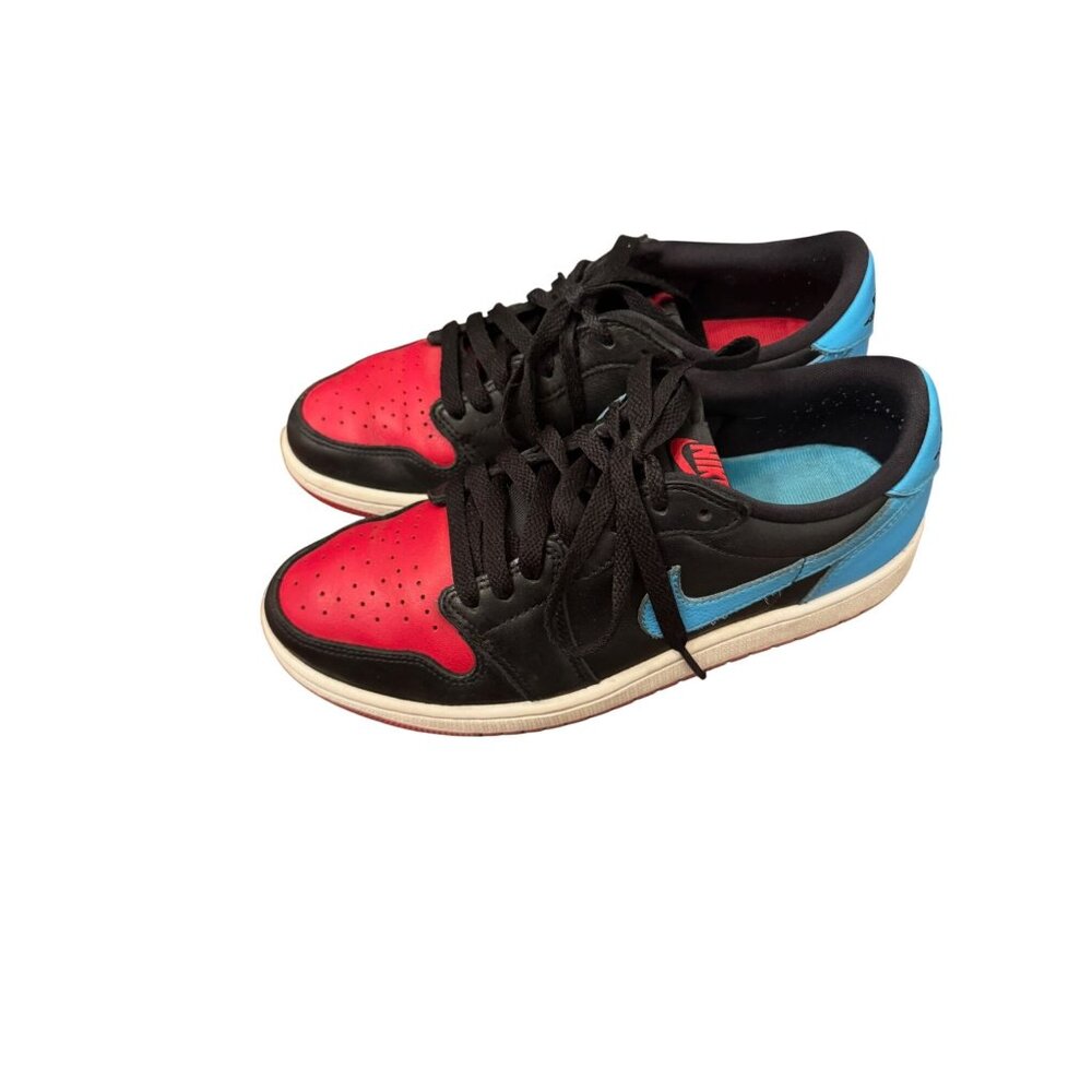 Nike women's Air Jordan red and blue shoes size 7.5 - Picture 4 of 6